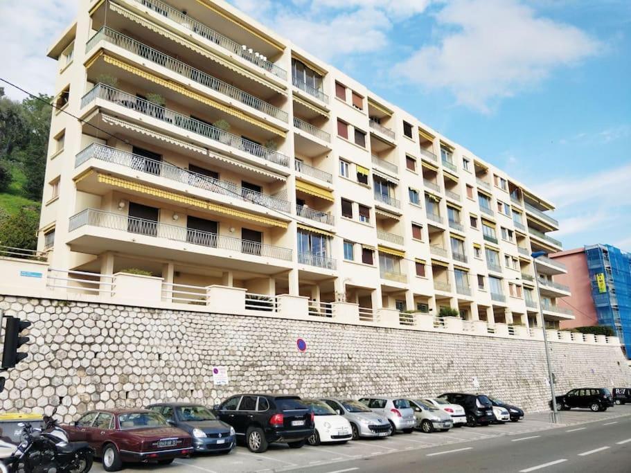 Vintage Flat On Villefranche Bay - Free Car Park Eksteriør billede