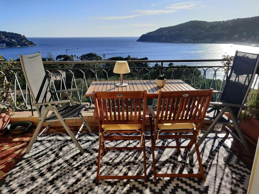 Vintage Flat On Villefranche Bay - Free Car Park Eksteriør billede