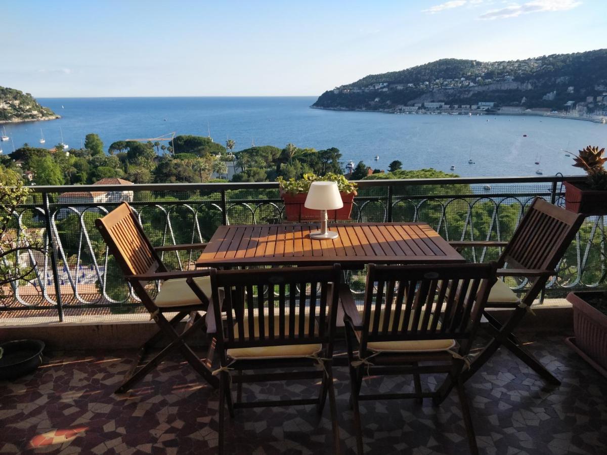 Vintage Flat On Villefranche Bay - Free Car Park Eksteriør billede