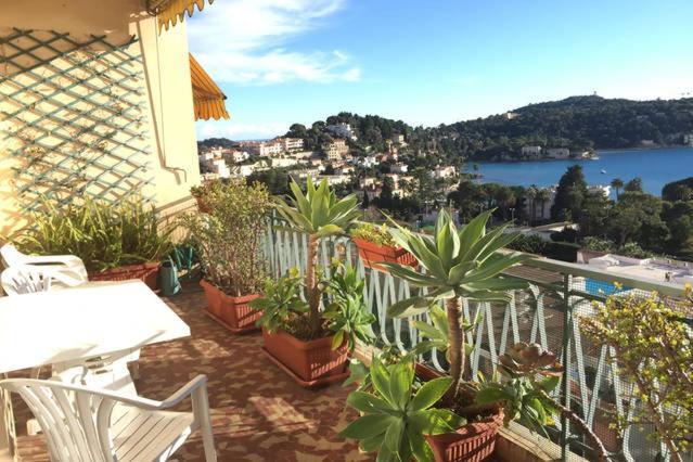 Vintage Flat On Villefranche Bay - Free Car Park Eksteriør billede