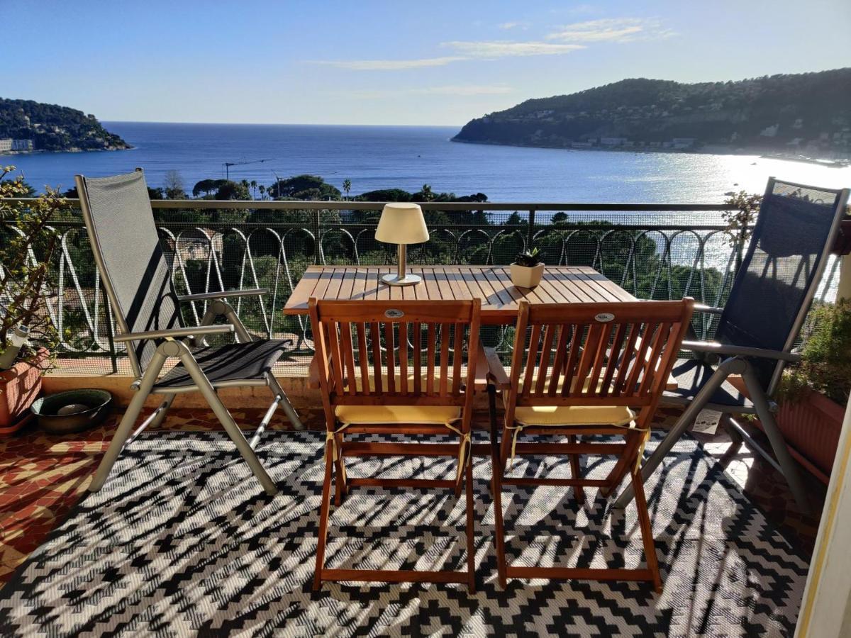 Vintage Flat On Villefranche Bay - Free Car Park Eksteriør billede